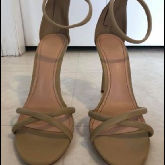 Nude Sergio Bari sandal heels - Picture 2 of 2